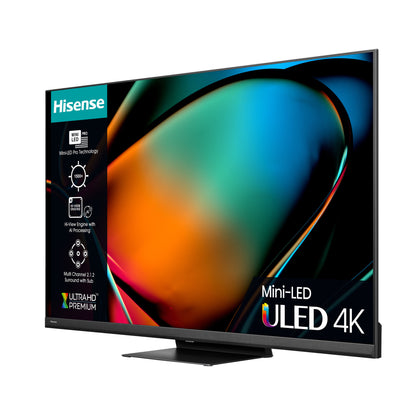 Hisense 65U8KQTUK TV 165.1 cm (65") 4K Ultra HD Smart TV Wi-Fi Grey 1500 cd/m²