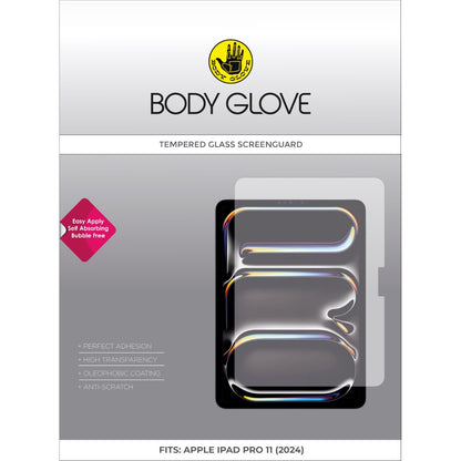 Bodyglove Body Glove Tempered Glass Screen Protector - Apple iPad Pro 11-inch (M5/M4, 2025/2024) - Clear