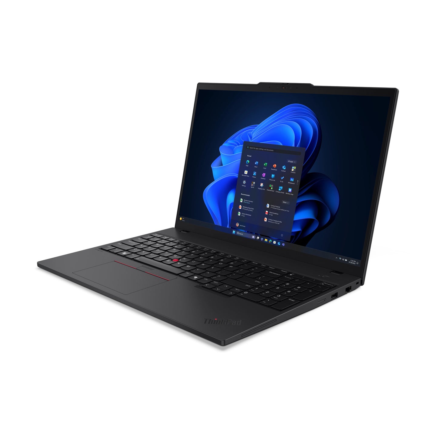 Lenovo ThinkPad T16 Gen 4 (Intel) Intel Core Ultra 7 255U Laptop 40.6 cm (16") WUXGA 16 GB DDR5-SDRAM 1 TB SSD Wi-Fi 6E (802.11ax) Windows 11 Pro English Black