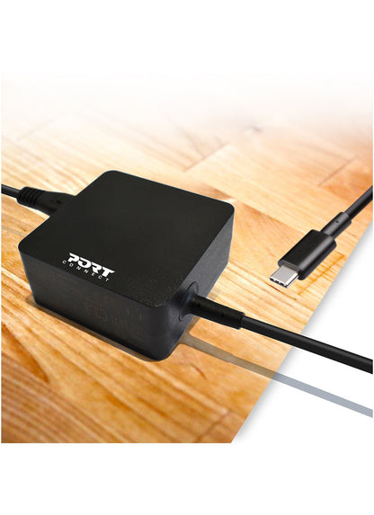 Port Designs 900096 power adapter/inverter Indoor 45 W Black