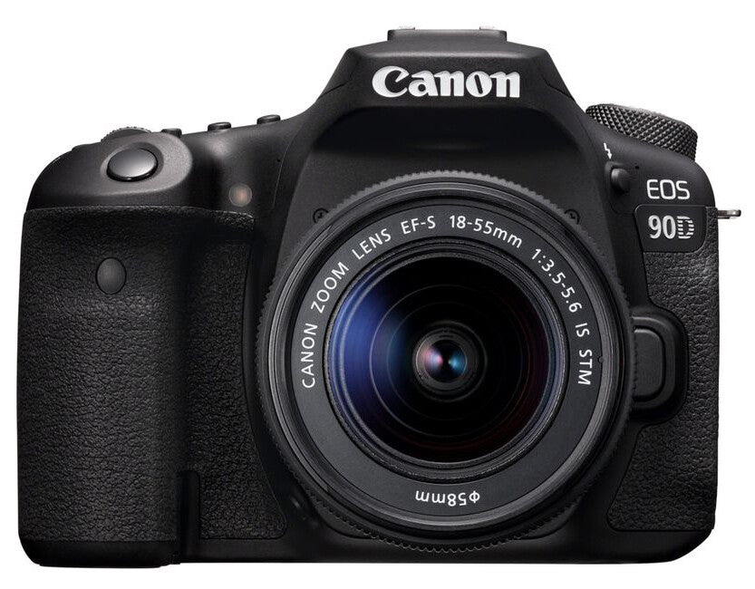 Canon EOS 90D + EF-S 18-55mm f/3.5-5.6 IS STM SLR Camera Kit 32.5 MP CMOS 6960 x 4640 pixels Black