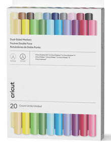 Cricut Dual-Sided marker 20 pc(s) Fine tip Assorted colours