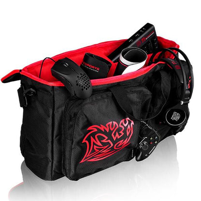 Tt eSPORTS Battle Dragon 2015 backpack Black, Red Nylon, Polyester