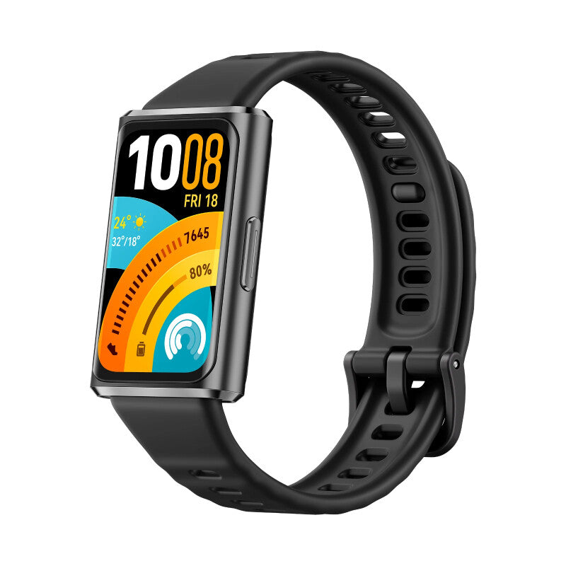 Huawei 1.62 AMOLED colour Screen/ 286x482 pixels/ PPI 347/ Black Fluoroelastomer Strap/ length:130mm-210mm/ GPS/ 5 ATM/ 2.4GHz  BT6.0 and BLE.5V/1A/ 55020GUK