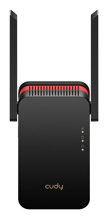 Cudy RE3000 network extender Network repeater Black, Red 10, 100, 1000 Mbit/s