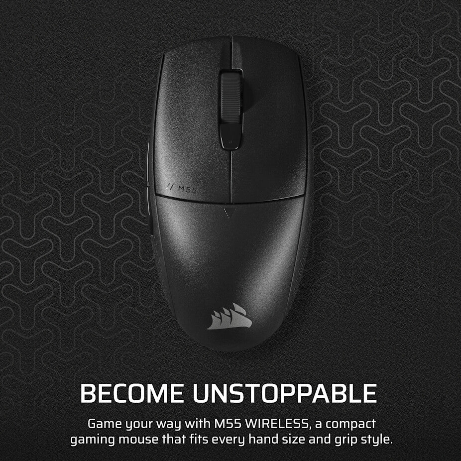 Corsair M55 mouse Gaming Right-hand RF Wireless + Bluetooth Optical 24000 DPI
