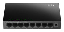 Cudy GS108 network switch Unmanaged Gigabit Ethernet (10/100/1000) Black