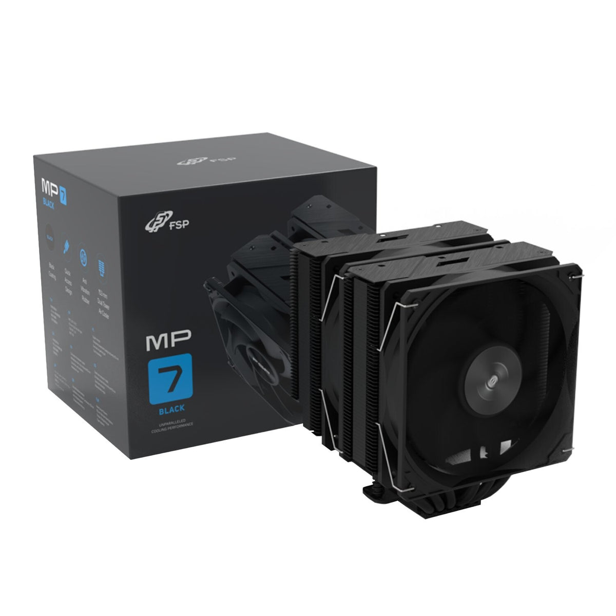 FSP/Fortron FSP MP7-B 120mm PWM CPU Air Cooler - Black