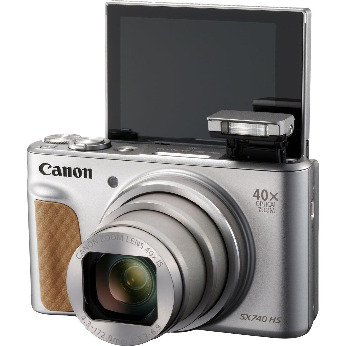 Canon PowerShot SX740 HS 1/2.3" Compact camera 20.3 MP CMOS 5184 x 3888 pixels Brown, Silver