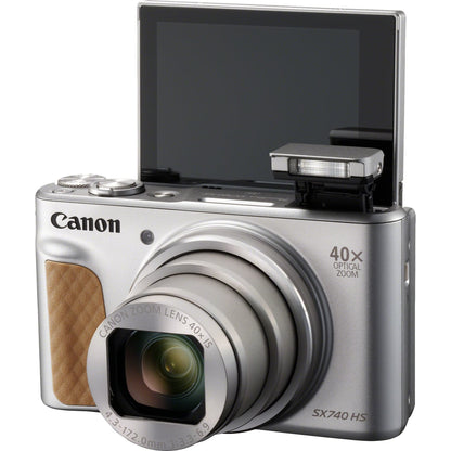 Canon PowerShot SX740 HS 1/2.3" Compact camera 20.3 MP CMOS 5184 x 3888 pixels Brown, Silver