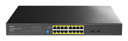 Cudy GS1020PS2 network switch Unmanaged Gigabit Ethernet (10/100/1000) Power over Ethernet (PoE) Black