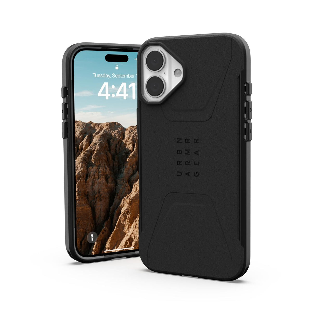 Urban Armor Gear UAG Civilian Magnet Case - Apple iPhone 16 Plus - Black