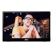AOC 16T20 portable TV/monitor Portable monitor Black 39.6 cm (15.6") 1920 x 1080 pixels