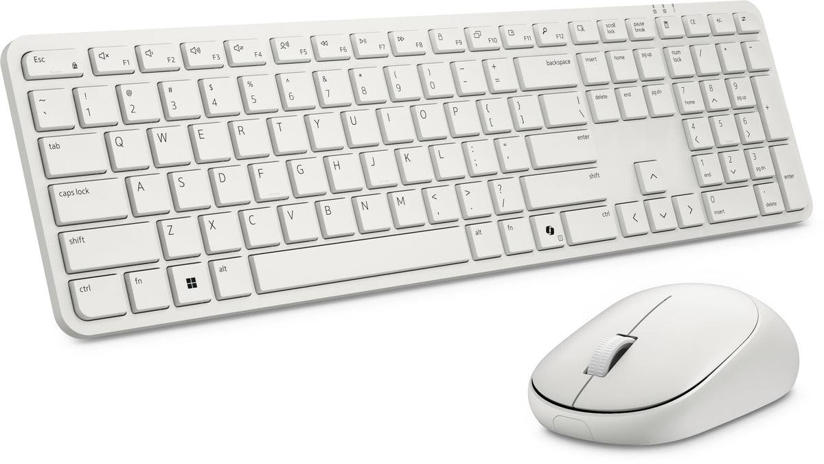 DELL Pro 5 KM526 keyboard Mouse included Home/Office RF Wireless QWERTY US International White