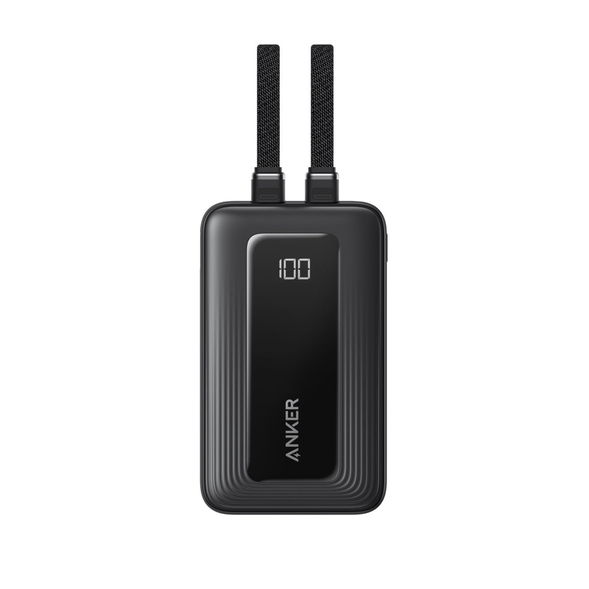 Anker Zolo Power Bank 20000mAh 45W With Dual Built-in USB-C Cables - Black