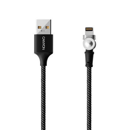 Canyon CNS-CFI8B lightning cable 1 m Black
