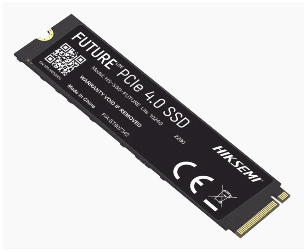Hiksemi HS-SSD-FUTURE-LITE/1024G internal solid state drive 1 TB M.2 PCI Express 4.0 NVMe 3D NAND