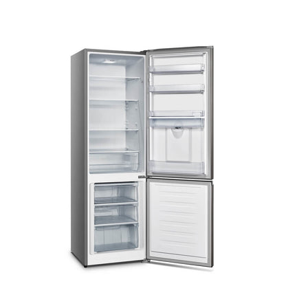 Hisense H370BIT-WD fridge-freezer Freestanding 263 L A Stainless steel, Titanium