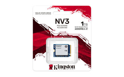 Kingston Technology 1000G NV3 M.2 2230 NVMe SSD