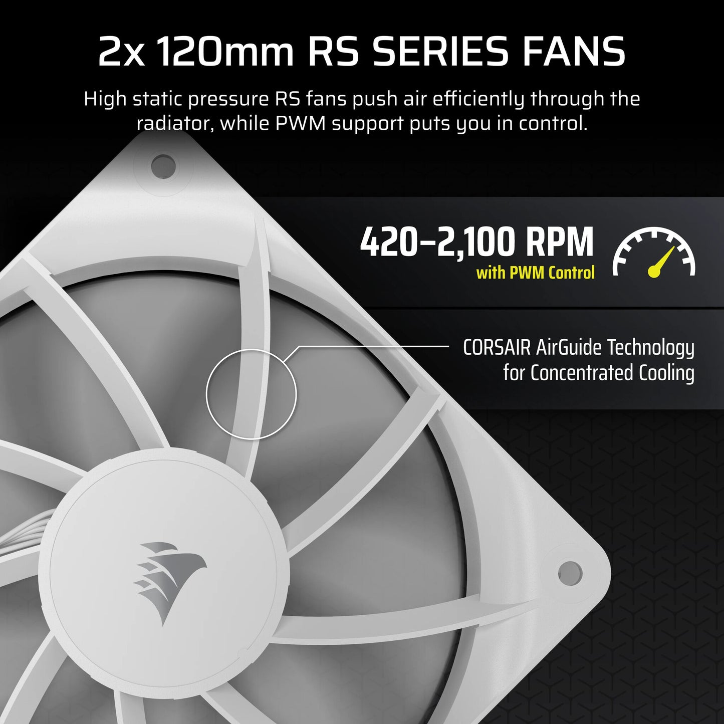 Corsair Nautilus 240 RS LCD Processor All-in-one liquid cooler 12 cm White 1 pc(s)
