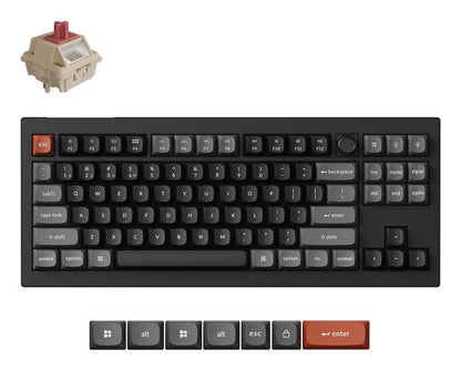 Keychron V3 Ultra 8K keyboard Universal Bluetooth QWERTY Black
