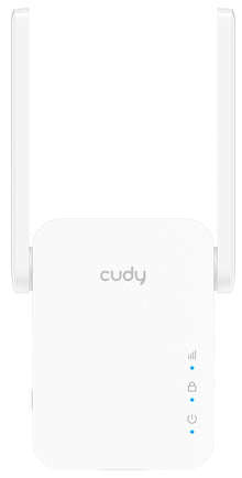 Cudy RE1200 network extender Network repeater White 10, 100 Mbit/s