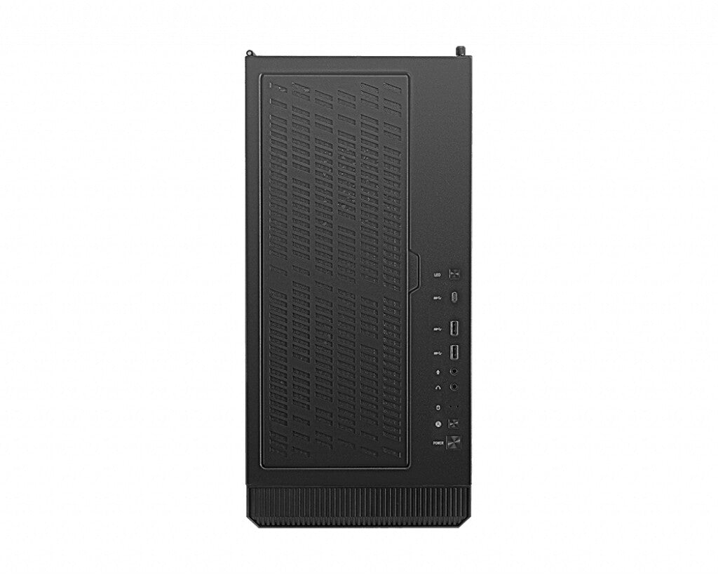 MSI MPG VELOX 100P AIRFLOW Mid Tower Gaming Computer Case 'Black, 3x 120mm Fan + 1x 120mm ARGB Fan, ARGB light strip, USB Type-C, 1x Tempered Glass, Center, E-ATX, ATX, mATX, mini-ITX'