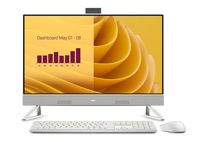 DELL EC27250 Intel Core 7 150U 68.6 cm (27") 1920 x 1080 pixels All-in-One PC 16 GB DDR5-SDRAM 512 GB SSD Windows 11 Pro Wi-Fi 6E (802.11ax) Pearl, White