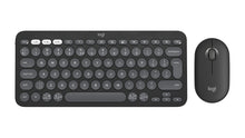 Logitech Pebble 2 Combo keyboard Mouse included Universal RF Wireless + Bluetooth QWERTY US International Graphite