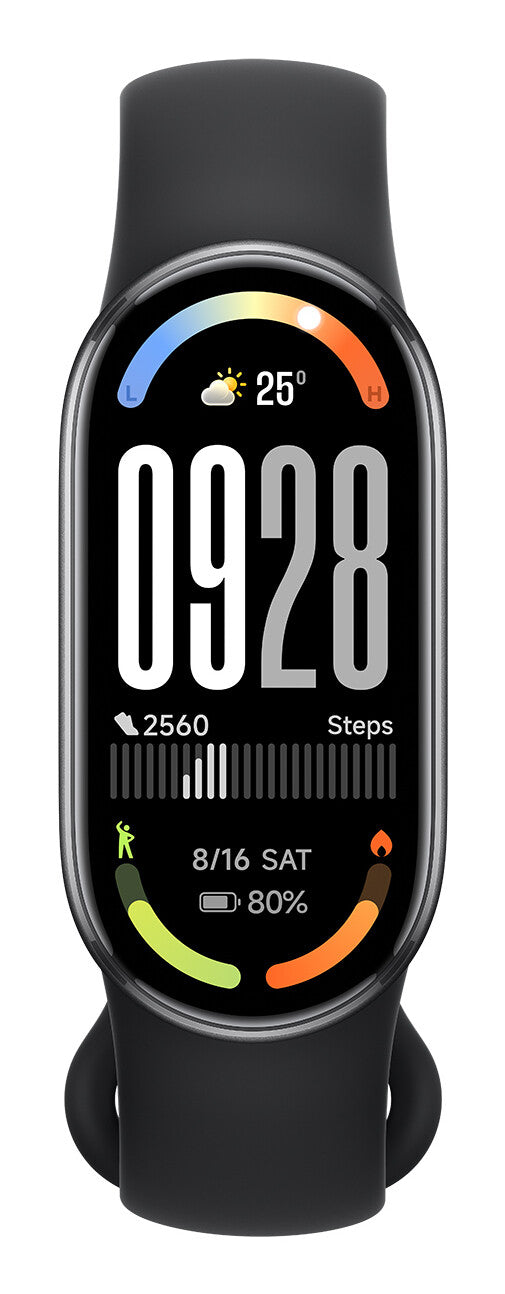 Xiaomi Smart Band 10 Black AMOLED Wristband activity tracker 4.37 cm (1.72")
