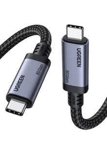 Ugreen 65383 USB cable USB4 Gen 3x2 1 m USB C Black