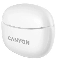 Canyon CNS-TWS5W headphones/headset Wireless In-ear Calls/Music/Sport/Everyday USB Type-C Bluetooth White