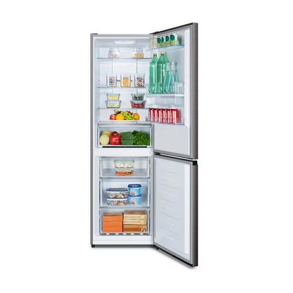 Hisense H415BITF-WD fridge-freezer Freestanding 298 L Stainless steel, Titanium