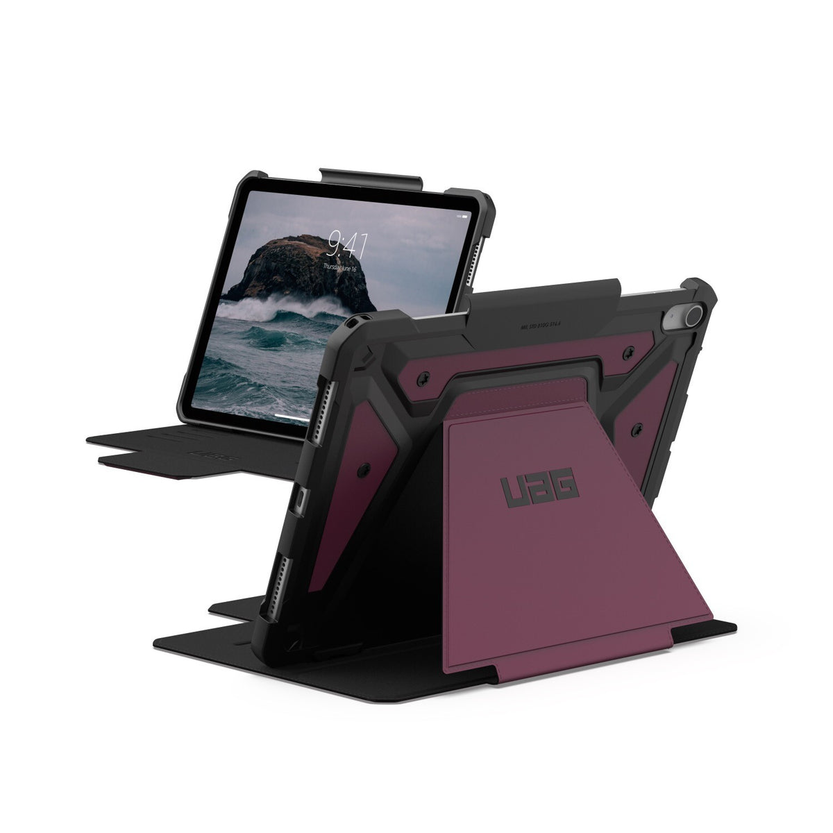 Urban Armor Gear UAG Metropolis SE Tablet Case - Apple iPad Air 11-inch (M4/M3/M2, 2026/2025/2024) - Bordeaux