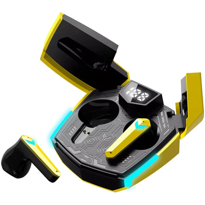 Canyon GTWS-2 Headset Wireless Ear-hook Gaming USB Type-C Bluetooth Charging stand Yellow