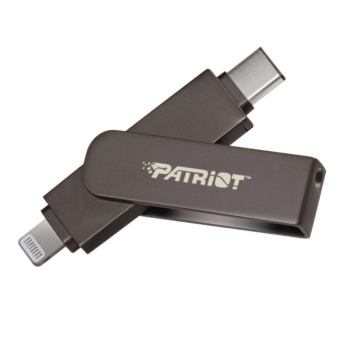 Patriot Memory Patriot iLuxe Stick C 256GB USB 3.2 GEN 1 Type C + Lightning Flash Drive - Black