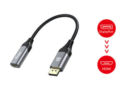 Equip DisplayPort 1.2 to HDMI Adapter, 4K/60Hz