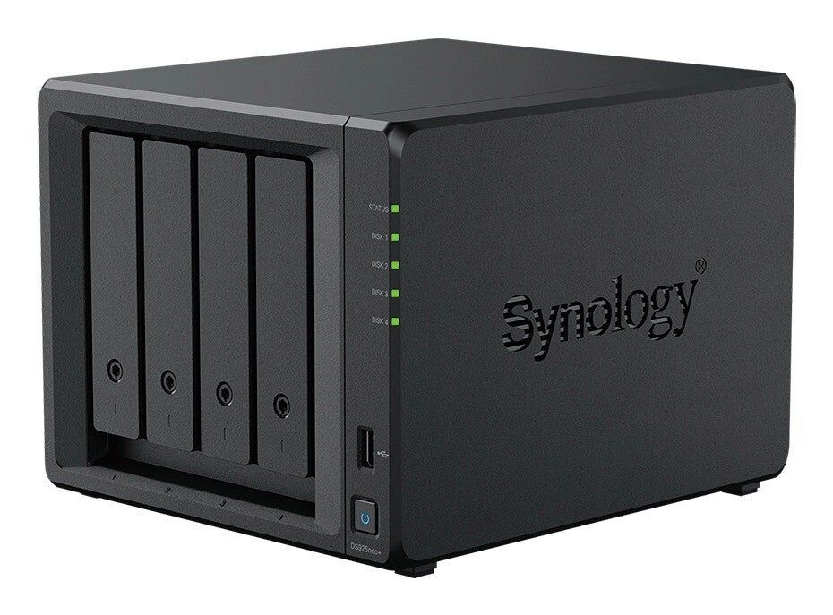 Synology DiskStation DS925NEO+ NAS/storage server Compact Ryzen Embedded V1500B 4 GB DDR4 0 TB DSM Black