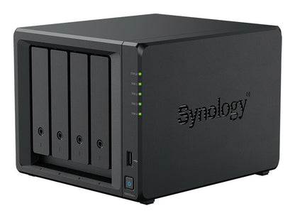 Synology DiskStation DS925NEO+ NAS/storage server Compact Ryzen Embedded V1500B 4 GB DDR4 0 TB DSM Black