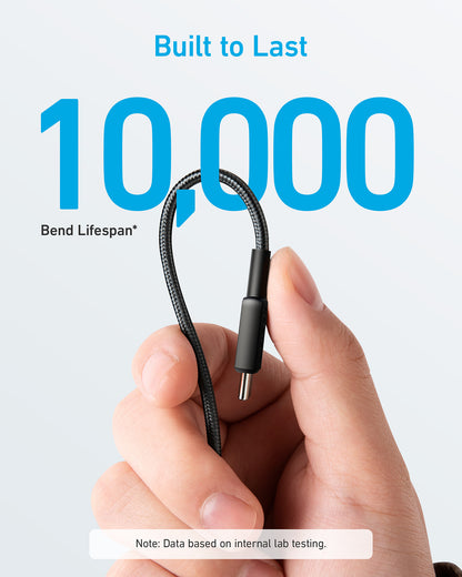 Anker Braided USB-C to USB-C Charging Cable 1.8 m, Black