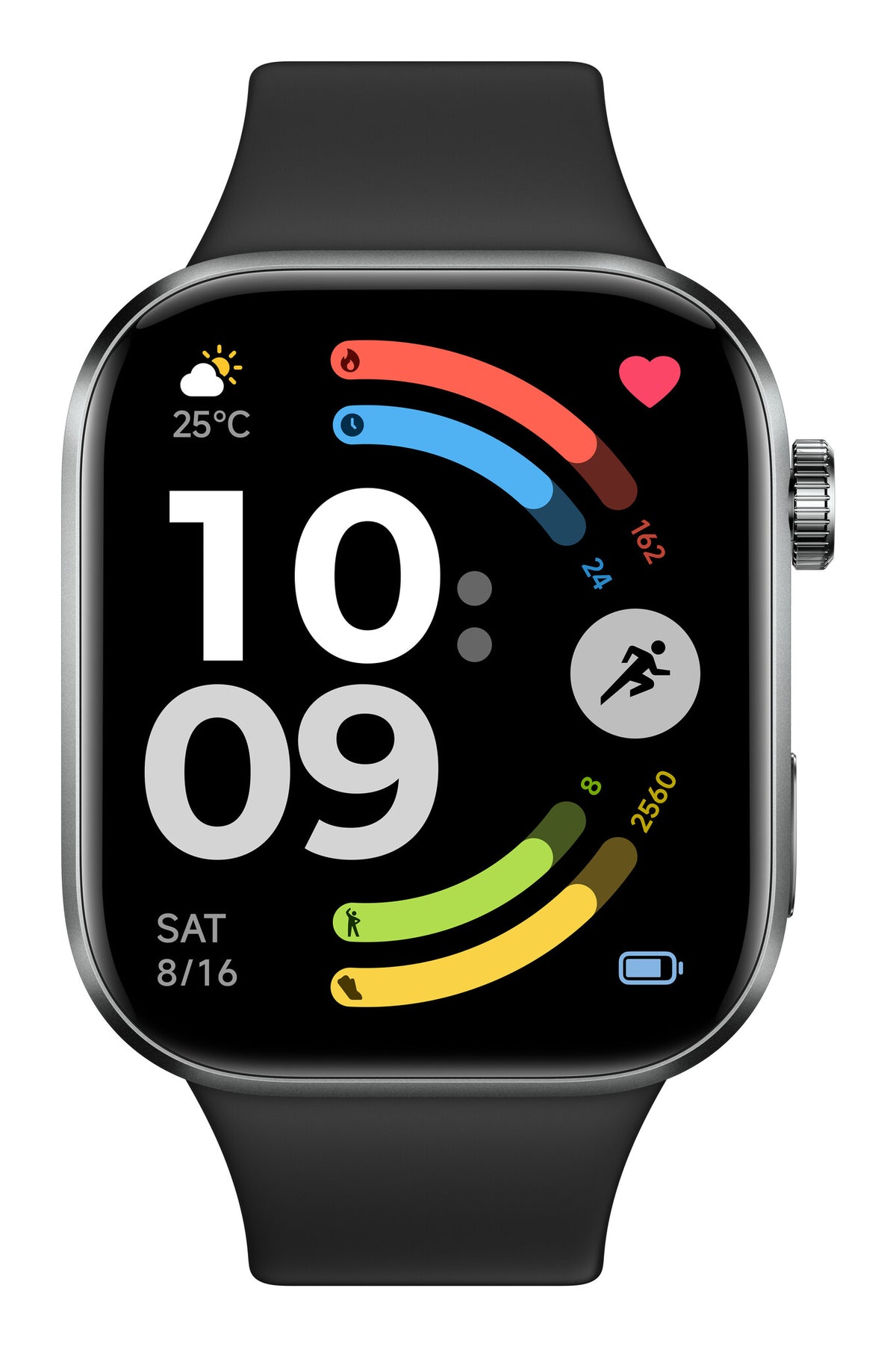 Xiaomi Watch 6 5.26 cm (2.07") AMOLED 46 mm Digital 432 x 514 pixels Touchscreen Black