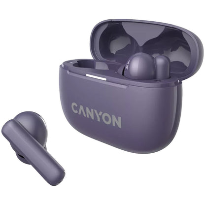Canyon CNS-TWS10PL headphones/headset True Wireless Stereo (TWS) In-ear Calls/Music/Sport/Everyday USB Type-C Bluetooth Purple