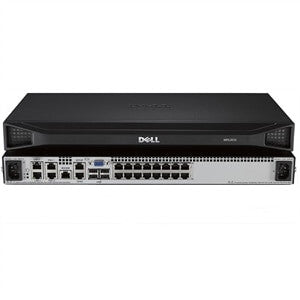 DELL DMPU2016-G01 KVM switch Rack mounting Black, Silver
