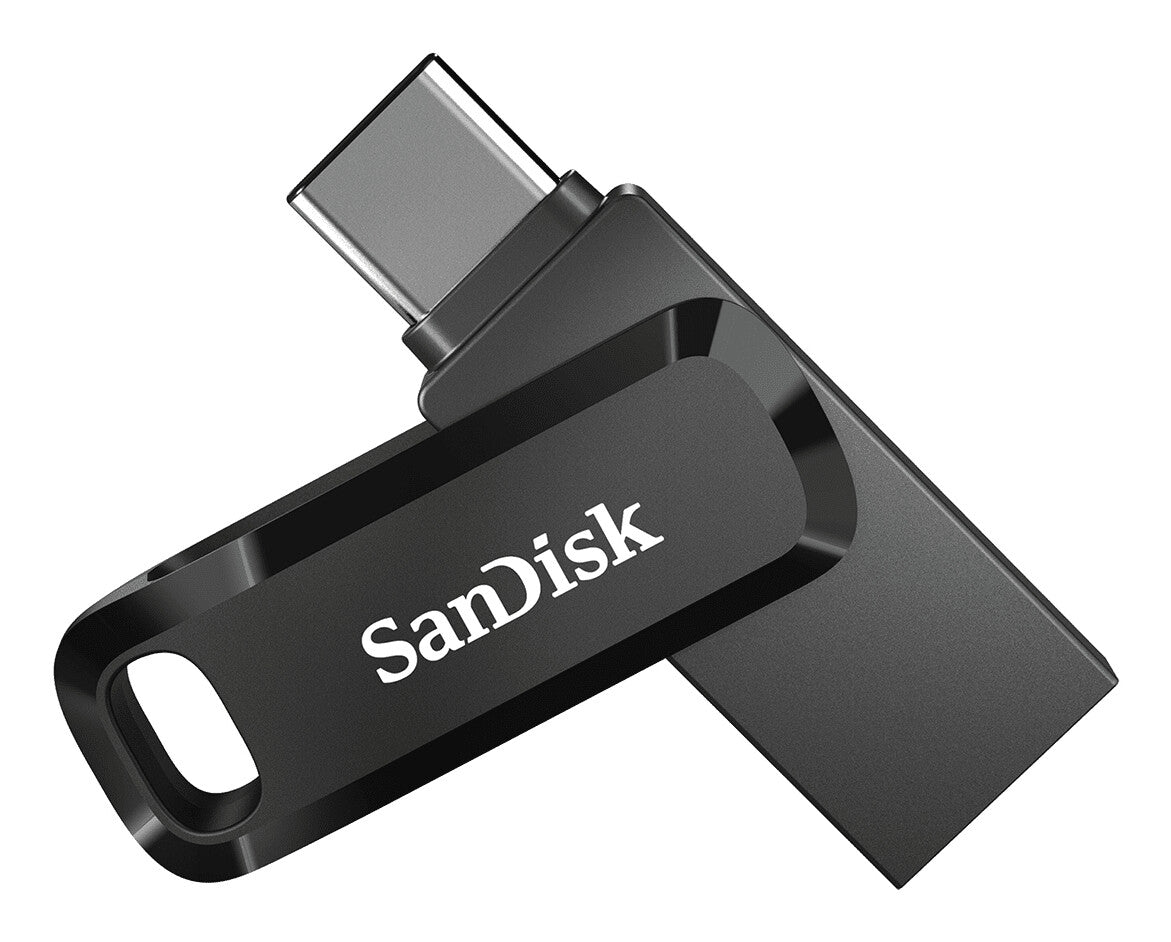 SanDisk Ultra Dual Drive Go USB flash drive 64 GB USB Type-A / USB Type-C 3.2 Gen 1 (3.1 Gen 1) Black