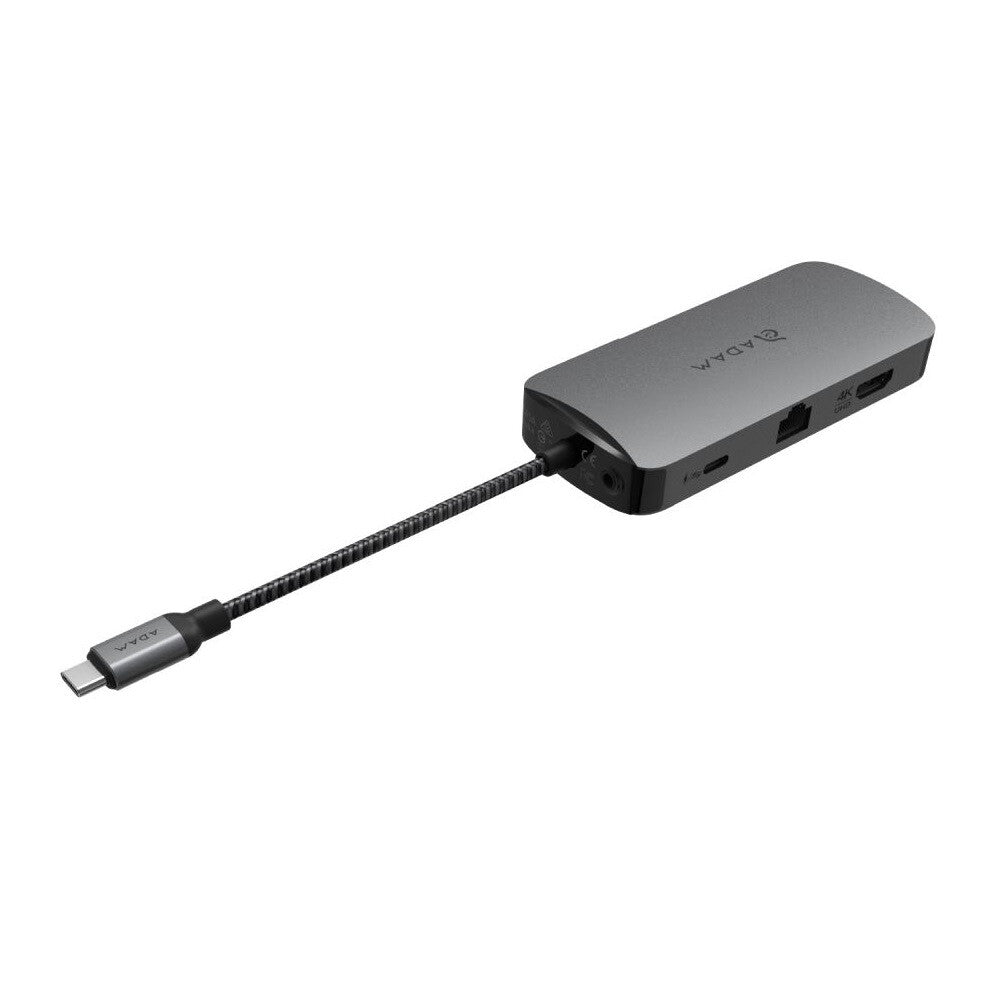 Adam Elements CASA HUB X USB-C 3.1 10-in-1 Port Hub Wired USB 3.2 Gen 2 (3.1 Gen 2) Type-C Grey