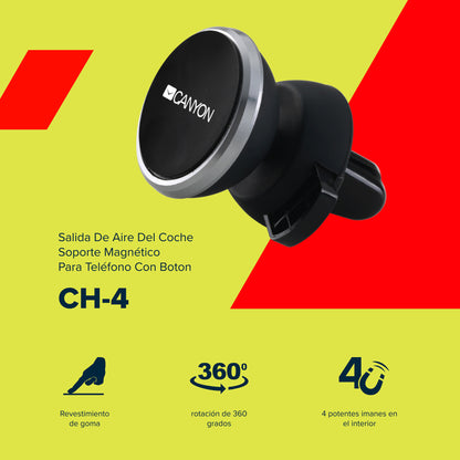 Canyon CNE-CCHM4 holder Passive holder Mobile phone/Smartphone Black