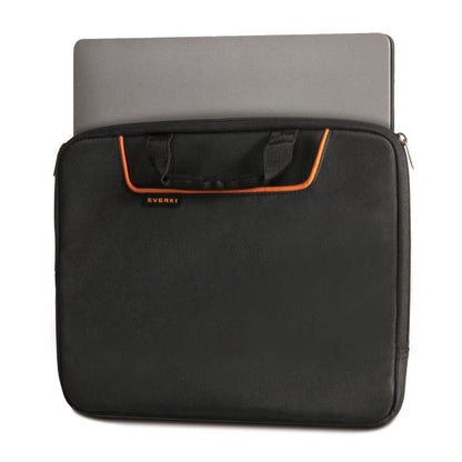 Everki EKF808S13B laptop case 33.8 cm (13.3") Sleeve case Black, Orange