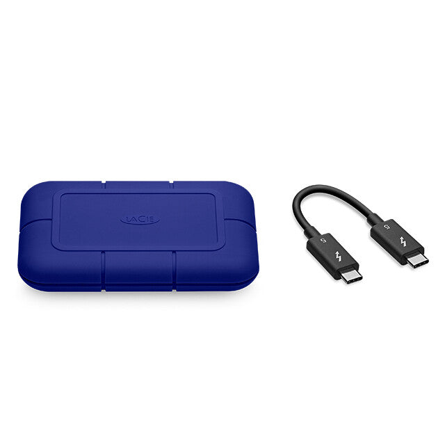 LaCie STNA2000400 external solid state drive Thunderbolt technology 2 TB USB Type-C Blue