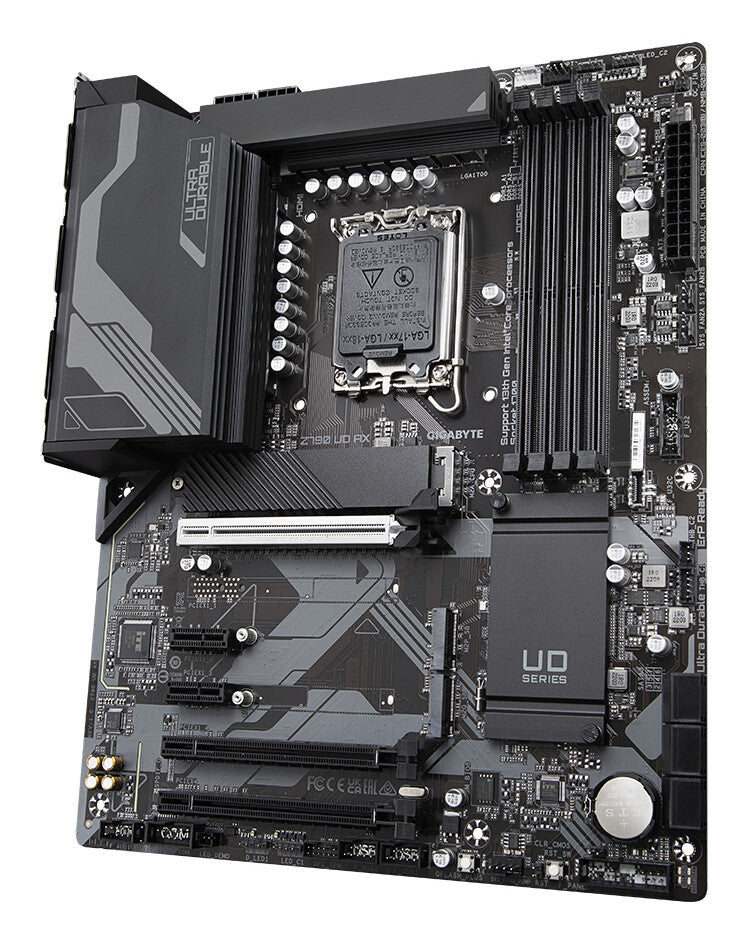 GIGABYTE Z790 UD AX Motherboard - Supports Intel Core 14th CPUs, 16+1+１ Phases Digital VRM, up to 7600MHz DDR5 (OC), 3xPCIe 4.0 M.2, Wi-Fi 6E, 2.5GbE LAN, USB 3.2 Gen 2x2