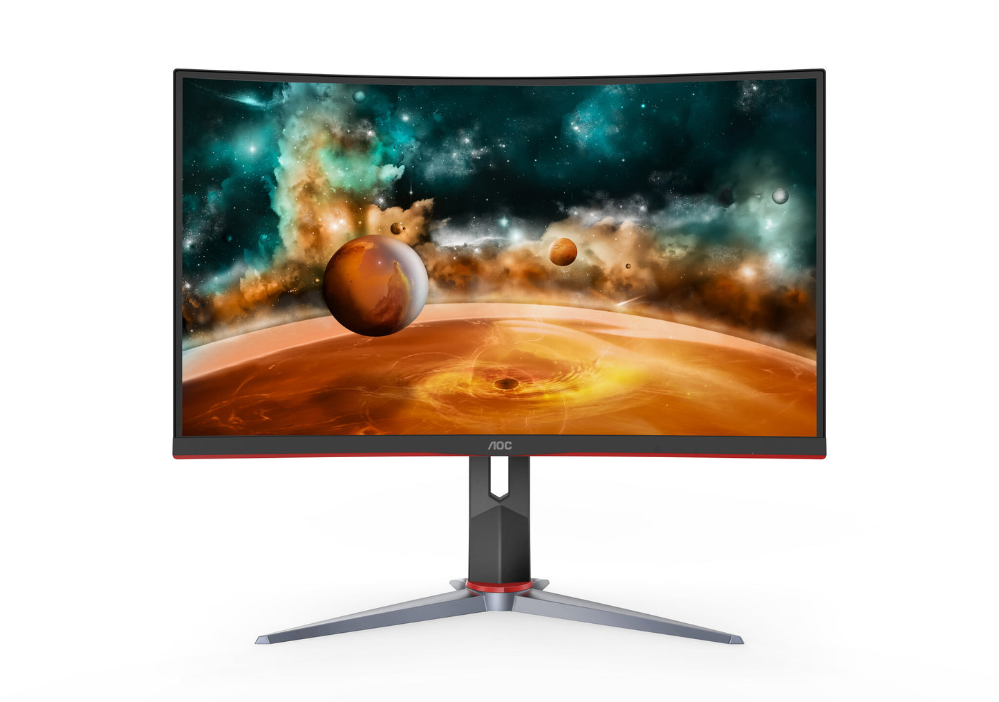 AOC G2 CQ27G2 computer monitor 68.6 cm (27") 2560 x 1440 pixels Quad HD LED Black, Red
